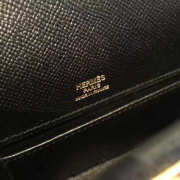 Hermes mini kelly black 22cm - 3