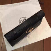 Hermes mini kelly black 22cm - 4