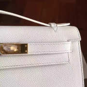 Hermes Mini kelly 2831 white 22cm - 3