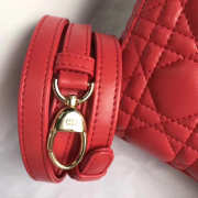 Lady dior red and gold buckle matel chain 17cm - 2