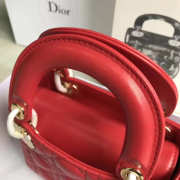 Lady dior red and gold buckle matel chain 17cm - 3