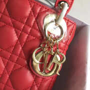 Lady dior red and gold buckle matel chain 17cm - 4