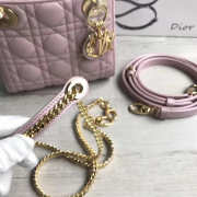 Lady dior pearl pink and gold buckle matel chain 17cm - 4