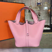 Hermes Picotin Lock 2675 pink 18cm - 1