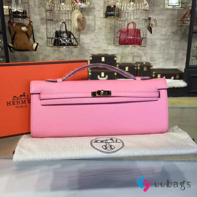 Hermès Kelly cut 2709 pink 31cm - 1