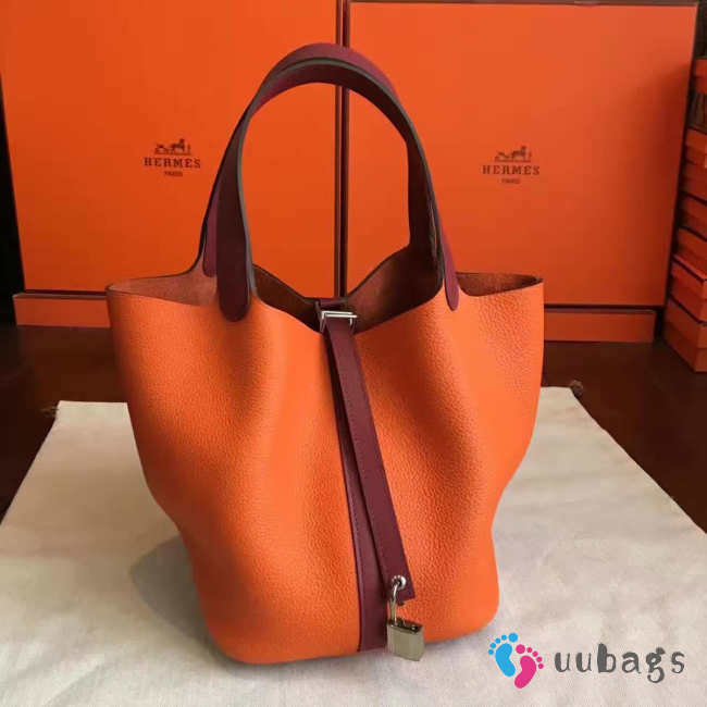 Hermes Picotin Lock 2820 orange 22cm - 1