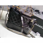 Chanel Chanels Gabrielle Hobo Bag Black A93824 VS00185 - 4