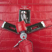 Hermes Kelly 6108 Red Crocodile Bag - 2