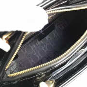 Uubags | Dior Lady 1603 Bag In Black Patent Leather With Gold Buckle 24x20x11cm - 5