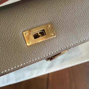 Hermes Mini kelly 2832 dark grey 22cm - 2