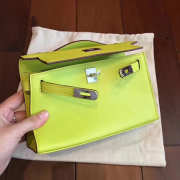 Hermes Mini kelly 2829 yellow 22cm - 2