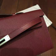 Hermès Kelly cut 2848 reddish brown 31cm - 4