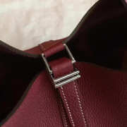 Hermes Picotin Lock 2822 dark red 22cm - 3