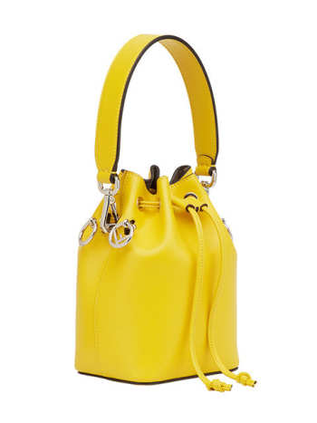 Fendi Mini Leather Mon Tresor Bucket Bag