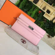 Hermès Kelly Clutch 2846 pink silver buckle 20cm - 1