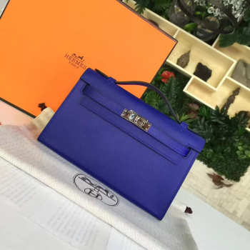 Hermès mini Kelly 2682 dark blue 22cm