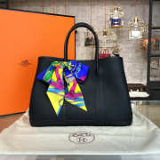 Hermes Garden Party 2733 black 30cm - 1