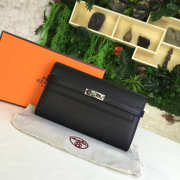 Hermès Kelly Clutch 2852 black 20cm - 1