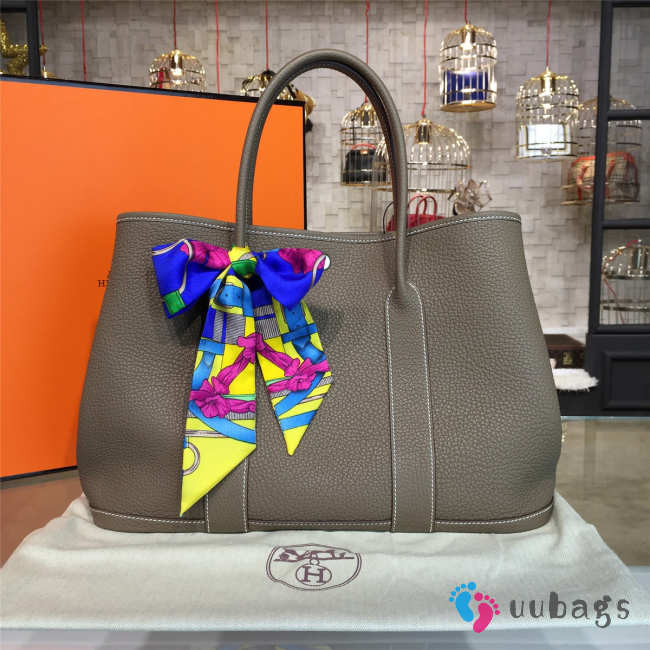 Hermes Garden Party 2737 Taupe 36cm - 1