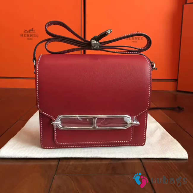 Hermes Roulis 2799 wine red 18cm - 1