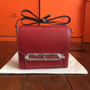 Hermes Roulis 2799 wine red 18cm - 1