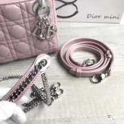 Lady dior pearl pink and silver buckle matel chain 17cm - 3