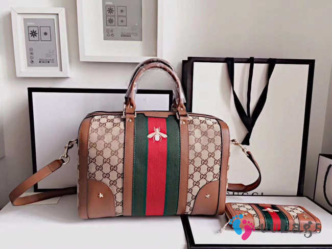 Gucci gg supreme handle bag 2657 - 1