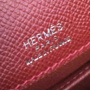 Hermès mini Kelly 2683 wine red 22cm - 4