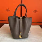 Hermes Picotin Lock 2823 dark brown 22cm - 1