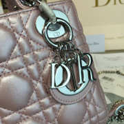 Lady dior pearl nude and silver buckle matel chain 17cm - 2