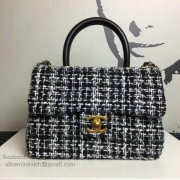 Designer Chanel Tweed Top Handle Bag A13042 VS00035 - 6