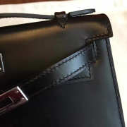 Hermes mini kelly 2834 black 22cm - 6