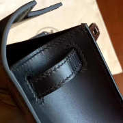 Hermes mini kelly 2834 black 22cm - 3