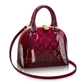 Louis Vuitton M90322 Alma BB Tote Bag Monogram Vernis