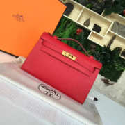 Hermès mini Kelly 2678 red 22cm  - 1