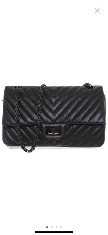 Chanel reissue 255 Black hardware 5408