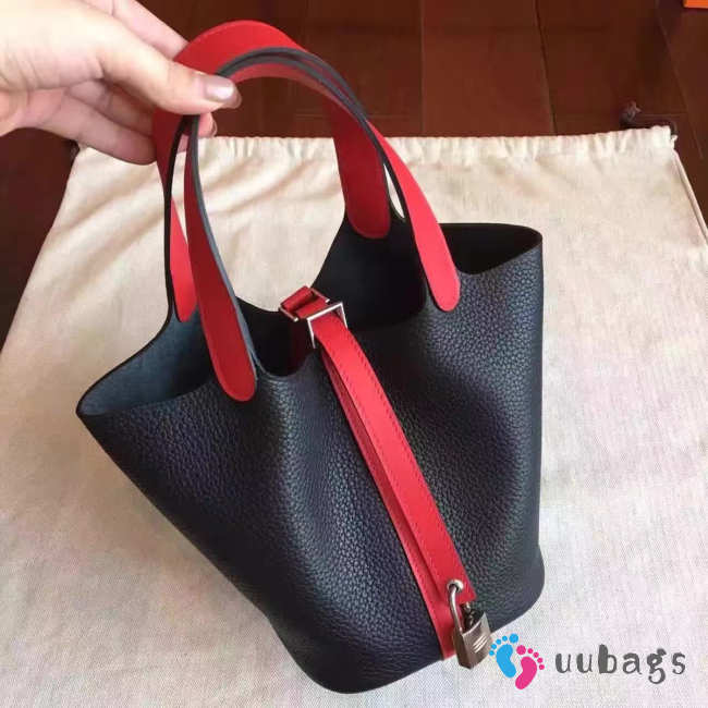 Hermes Picotin Lock 2821 black 18cm - 1