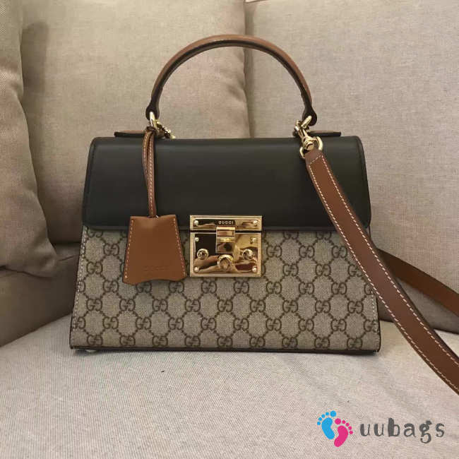 Gucci Padlock Top Handle Monogram Bag 28cm - 1