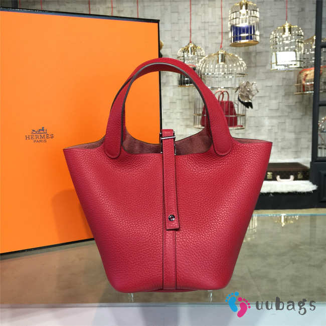 Hermes Picotin Lock 2671 red 18cm - 1