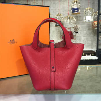 Hermes Picotin Lock 2671 red 18cm