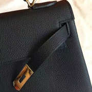 Hermes Kelly 2868 black 32cm - 3