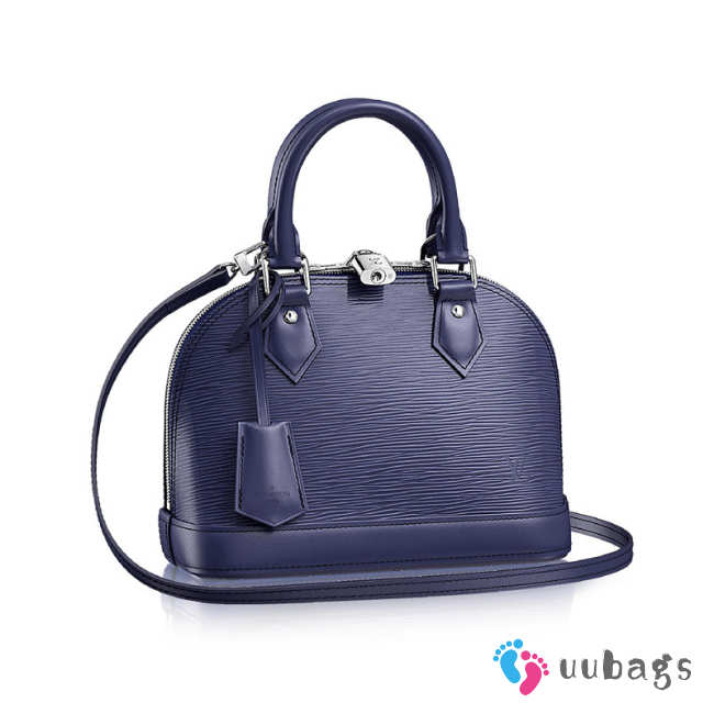 Louis Vuitton M40855 Alma BB Epi Leather Indigo - 1