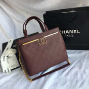 Chanel Tote Bag Dark Wine red 57563 26cm - 1