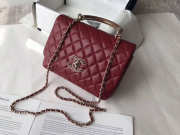 Chanel Flap Bag Wine red - 2