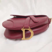 Dior Saddle Bag Original Leather rose red M0446 - 2