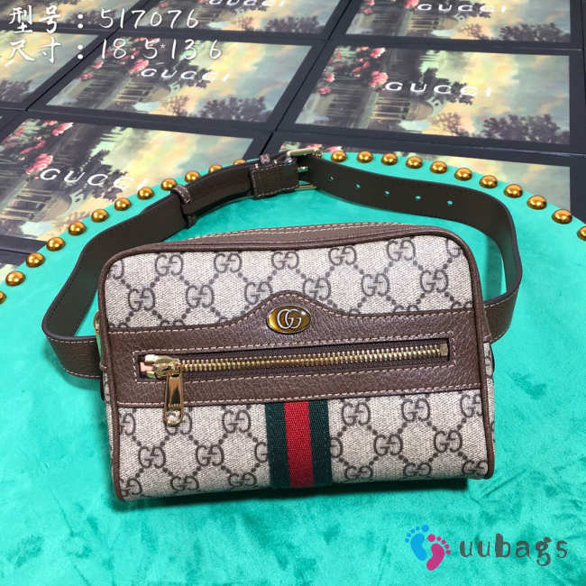 Gucci Ophidia Small GG Supreme Crossbody Bag  - 1