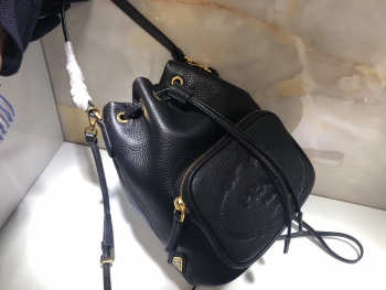 Prada calf leather bucket bag 1BH038 18×12×23cm 