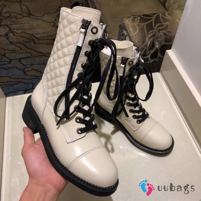 Chanel boots white P290 - 1