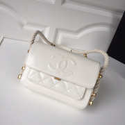 Chanel Flap Bag white AS0074 - 4