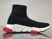 Balenciaga Speed Trainer Triple Black And Red shoes - 6